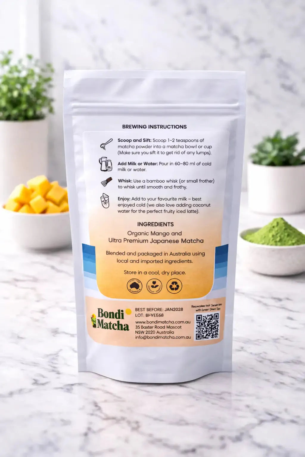 MANGO MATCHA - 100gm