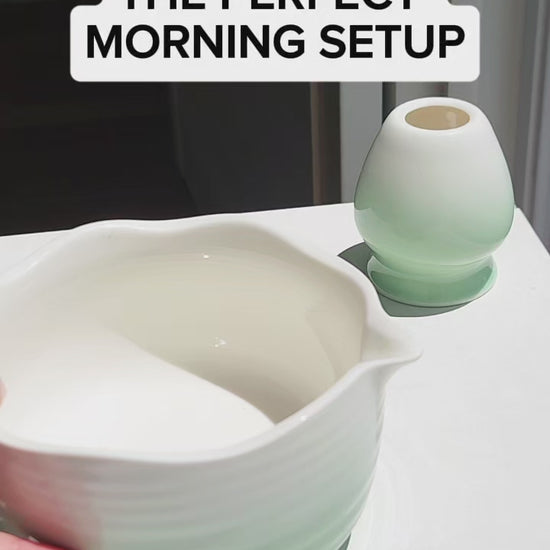 Video of complete matcha kit set up