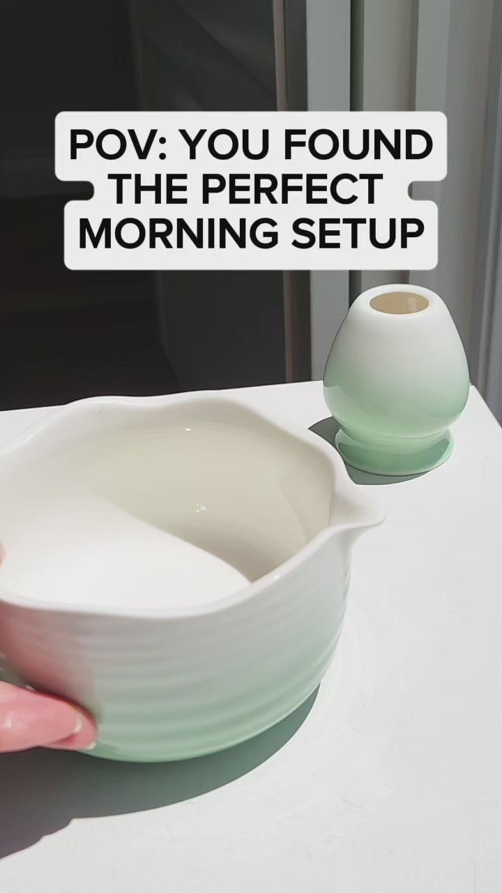 Video of complete matcha kit set up